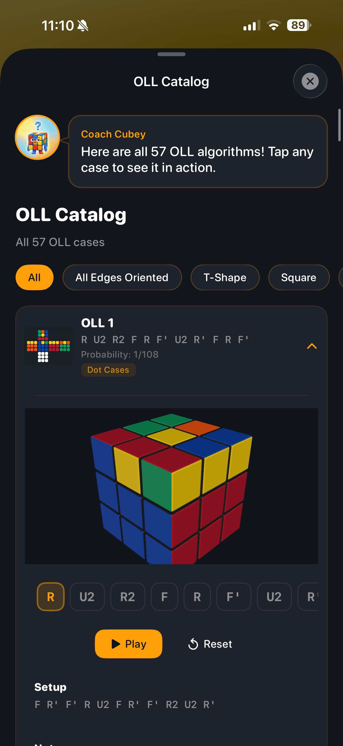 OLL Algorithms