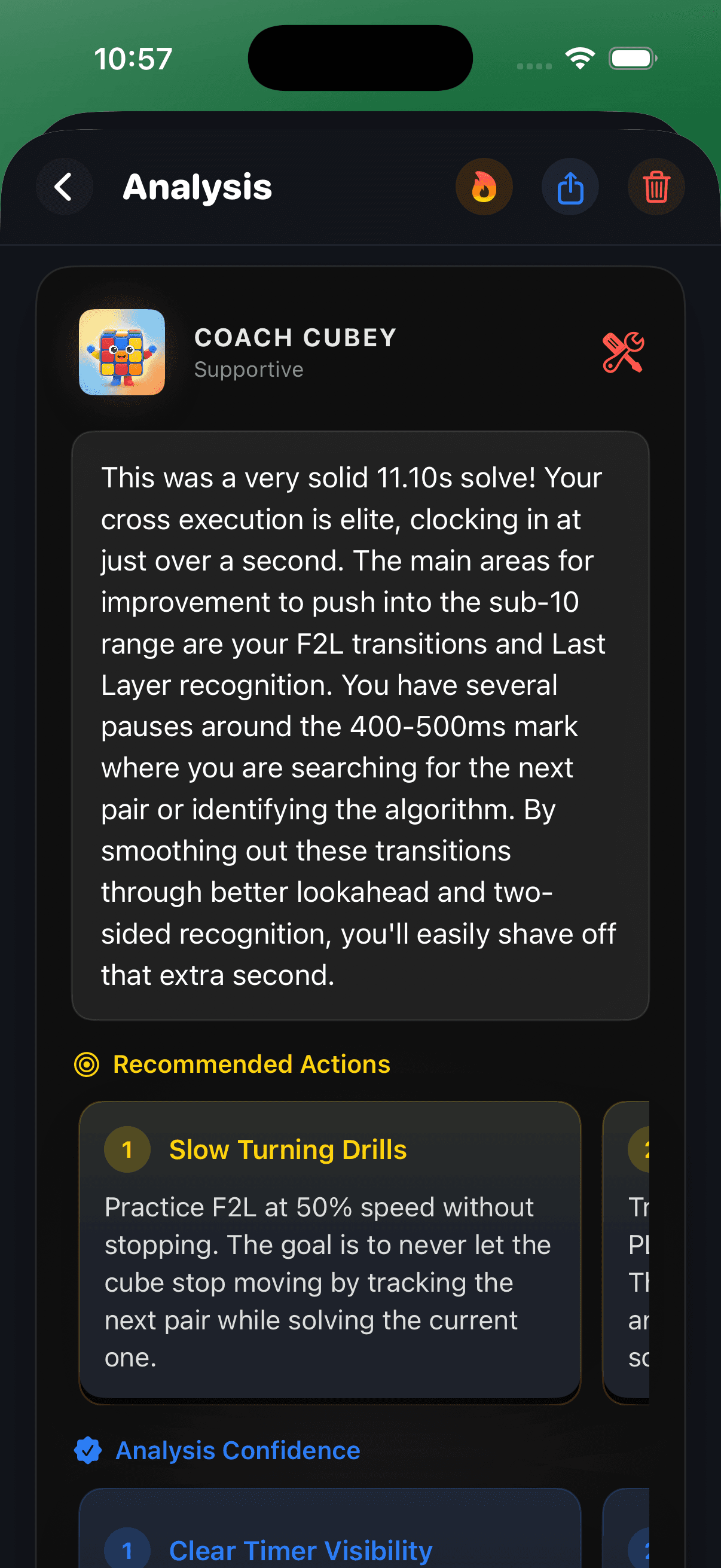 CuberPal AI Coach Analysis